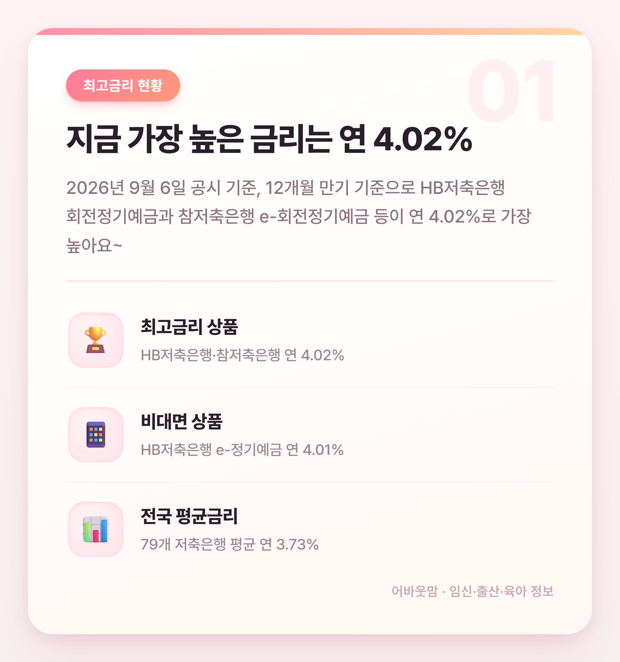 저축은행 정기예금 금리비교 2026 총정리 설명 카드
