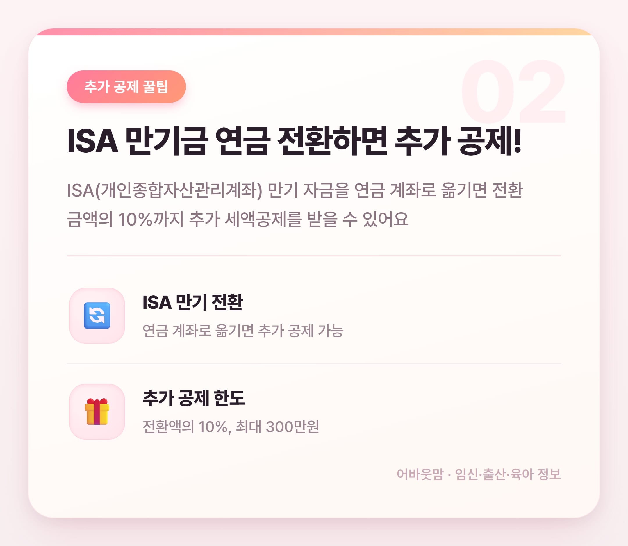 연금저축보험 세액공제·수익률 2026년 총정리 설명 카드