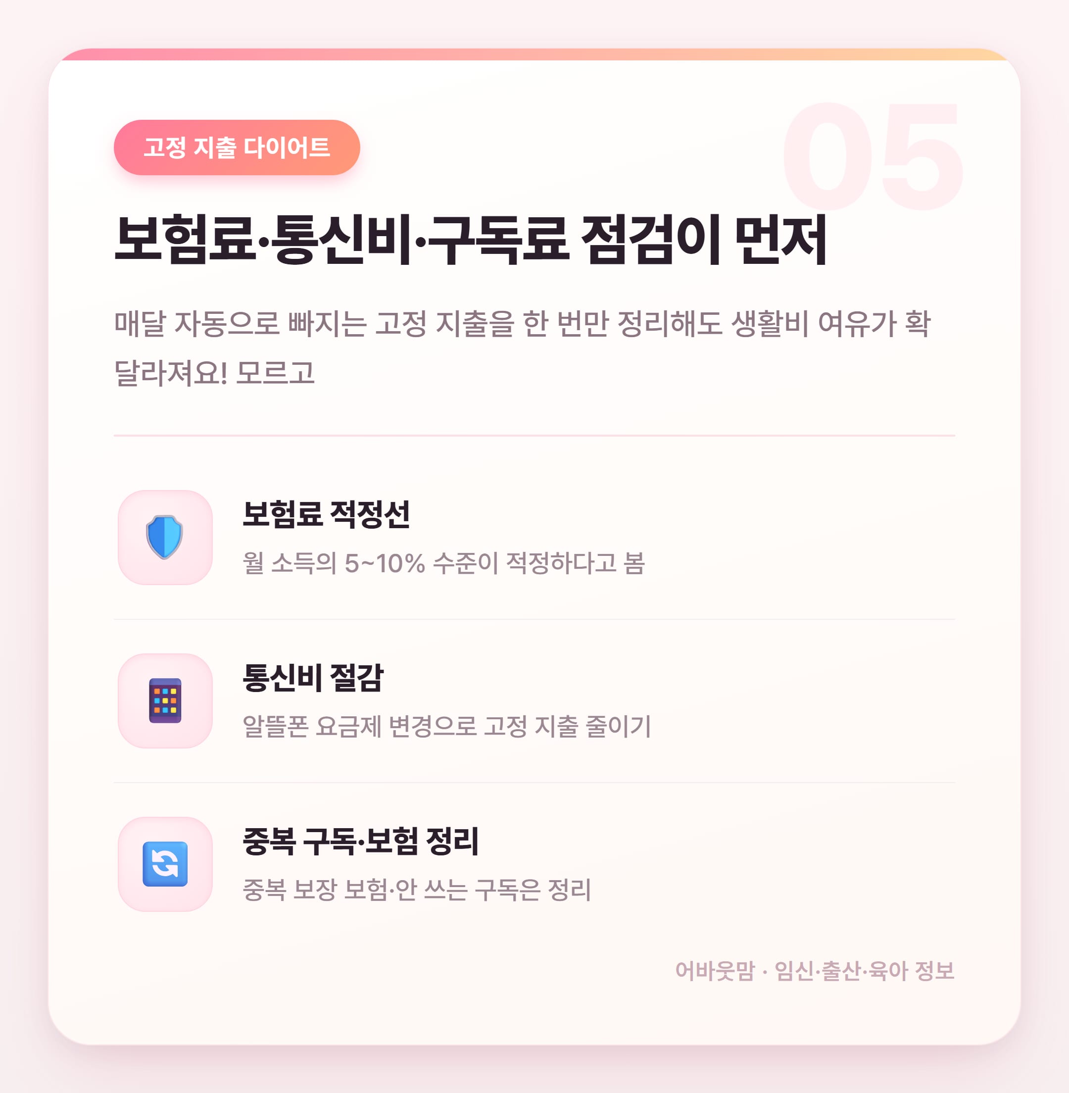 관리비 절약 방법 총정리 2026년 실전 팁 설명 카드
