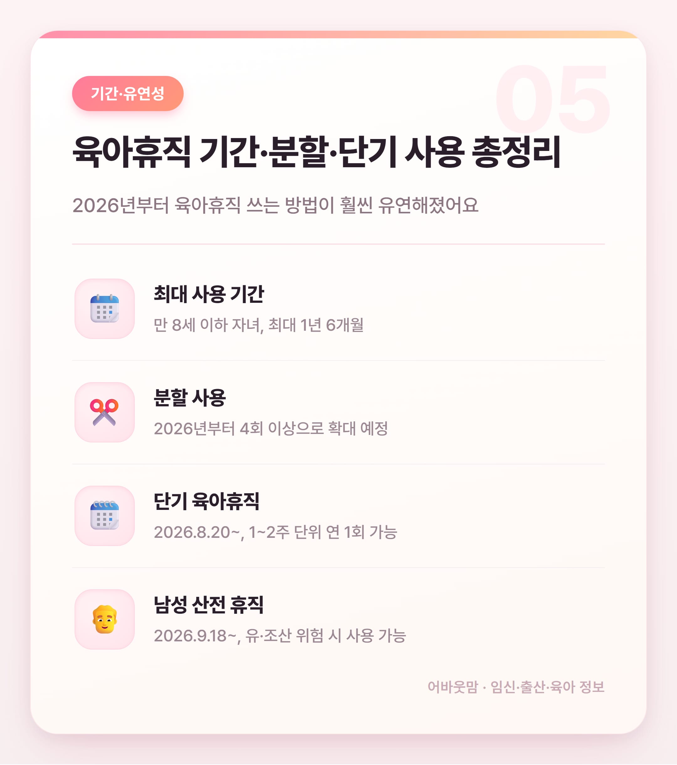 2026년 육아휴직 급여 얼마나 받을 수 있을까 설명 카드