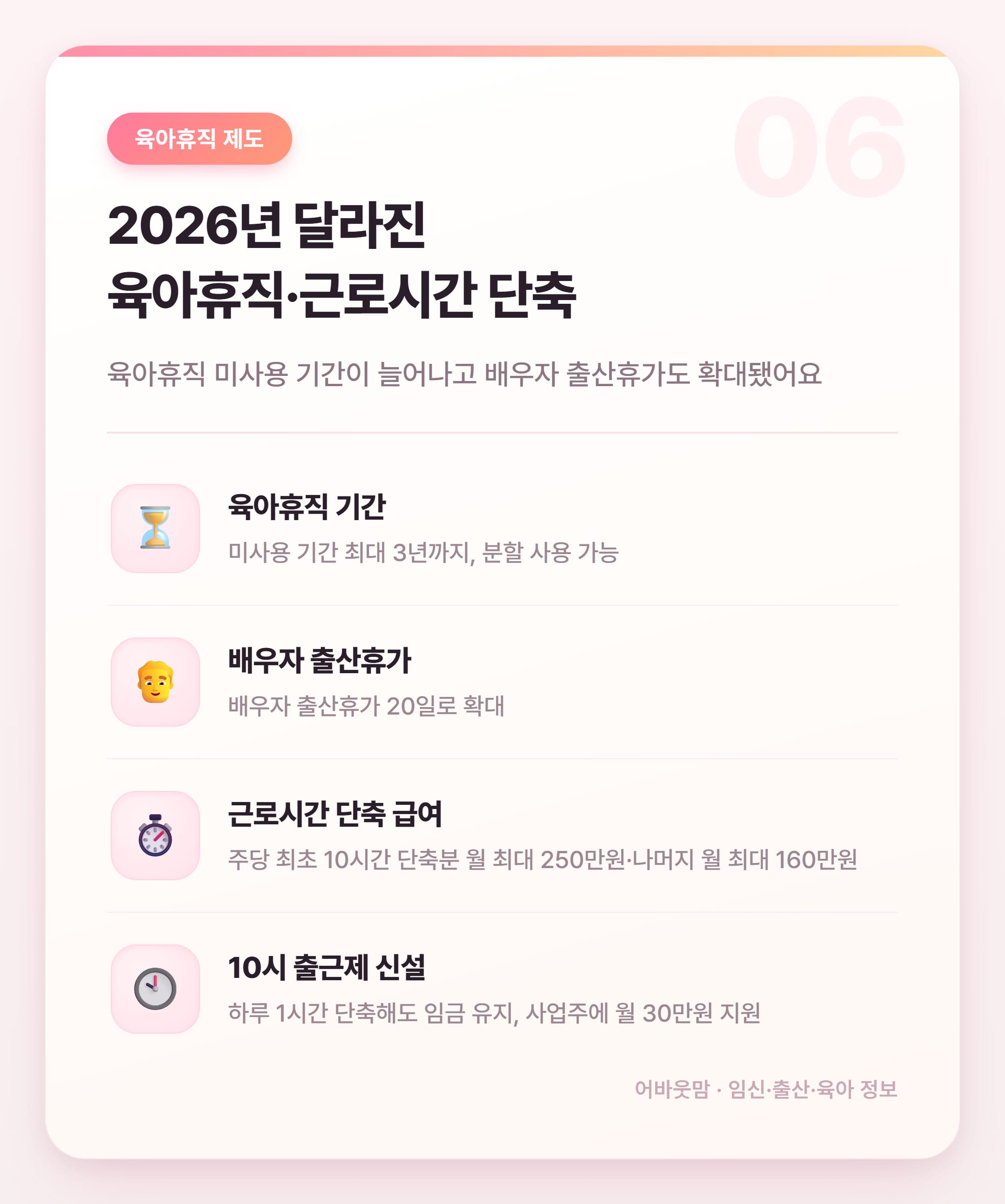 근로장려금 기준 총정리 2026년 육아가정 필수 확인 설명 카드