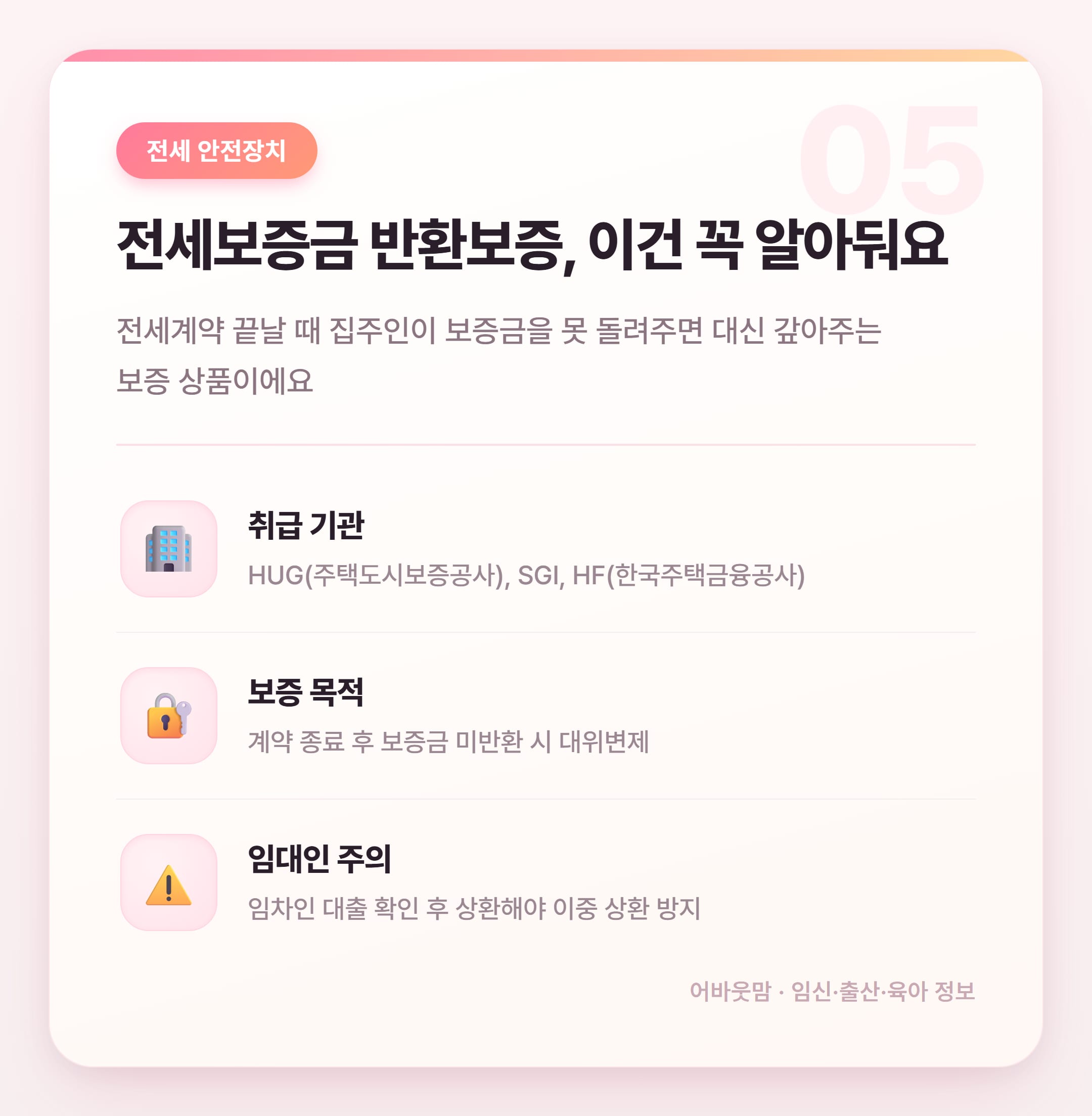 전세보증금대출 금리·한도 총정리 2026 설명 카드