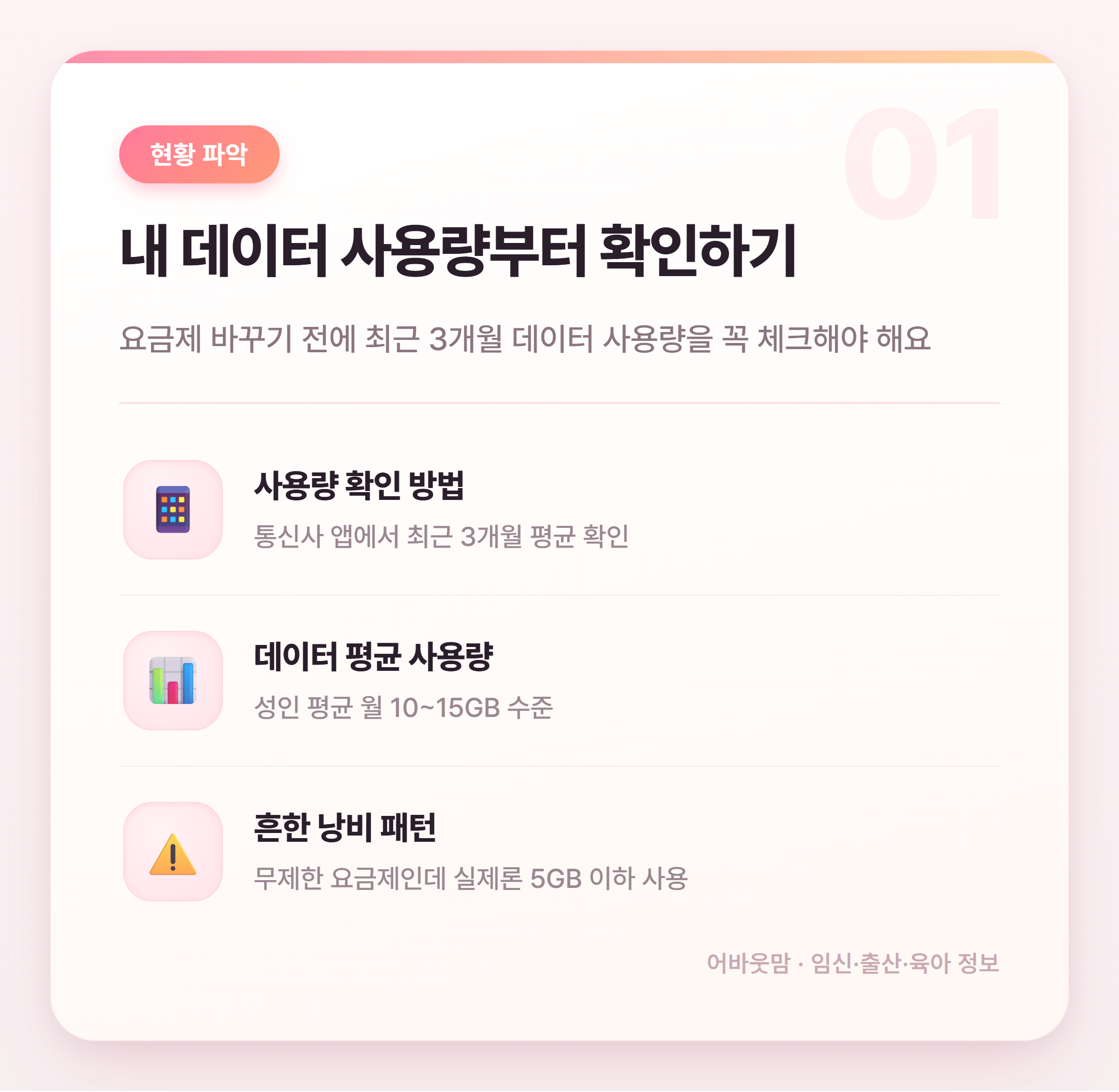 통신비 요금제 다이어트 이렇게 줄였어요 설명 카드