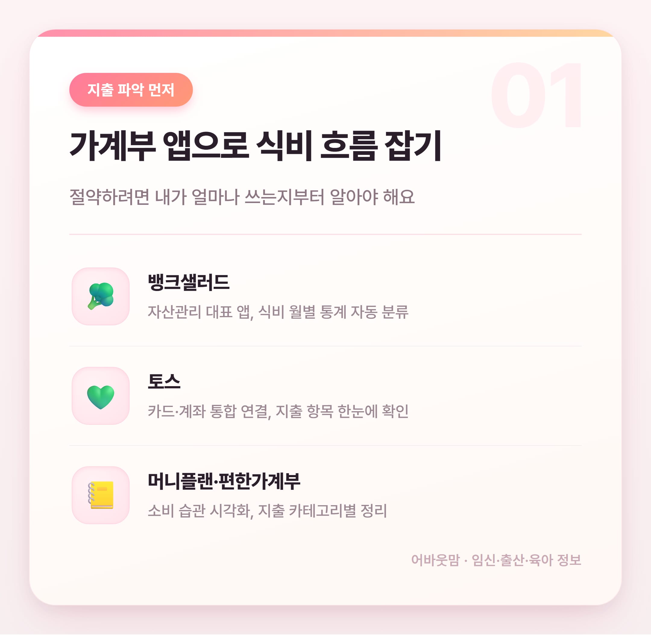 식비절약 어플 총정리 이것만 깔아도 달라져 설명 카드