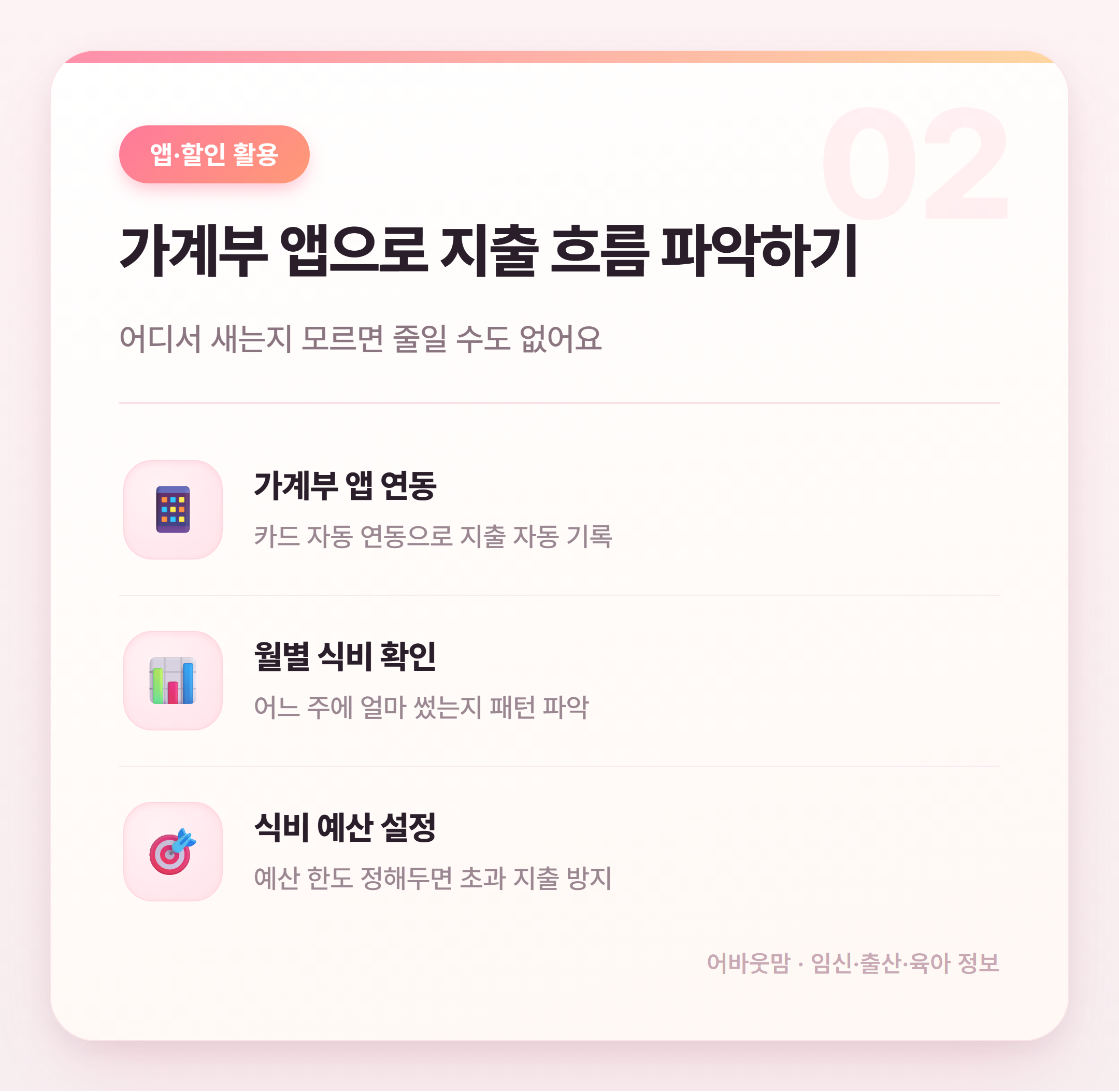 장바구니 물가 절약 장보기 꿀팁 총정리 설명 카드