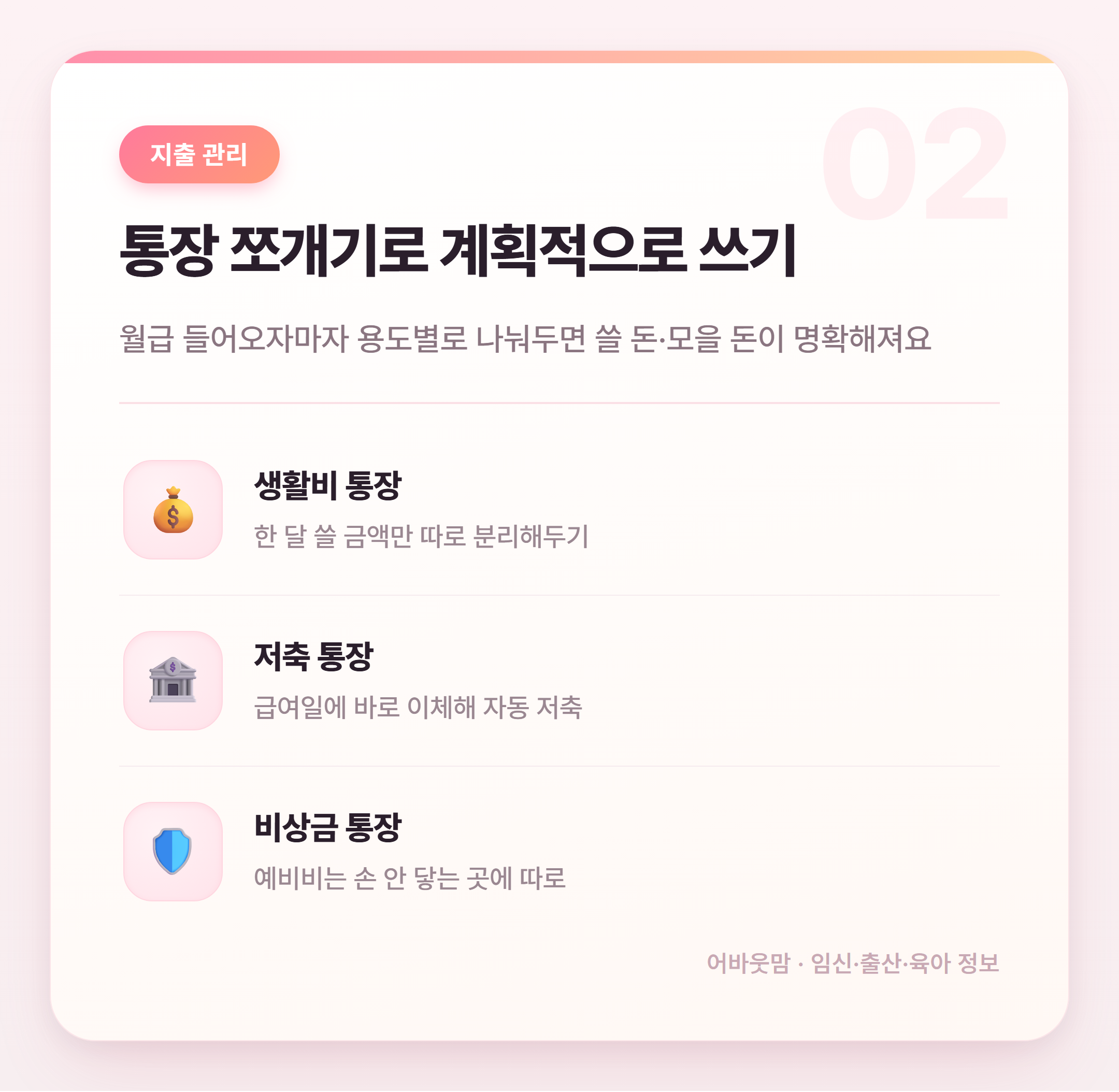 관리비 절약 팁 생활비 줄이는 법 정리 설명 카드