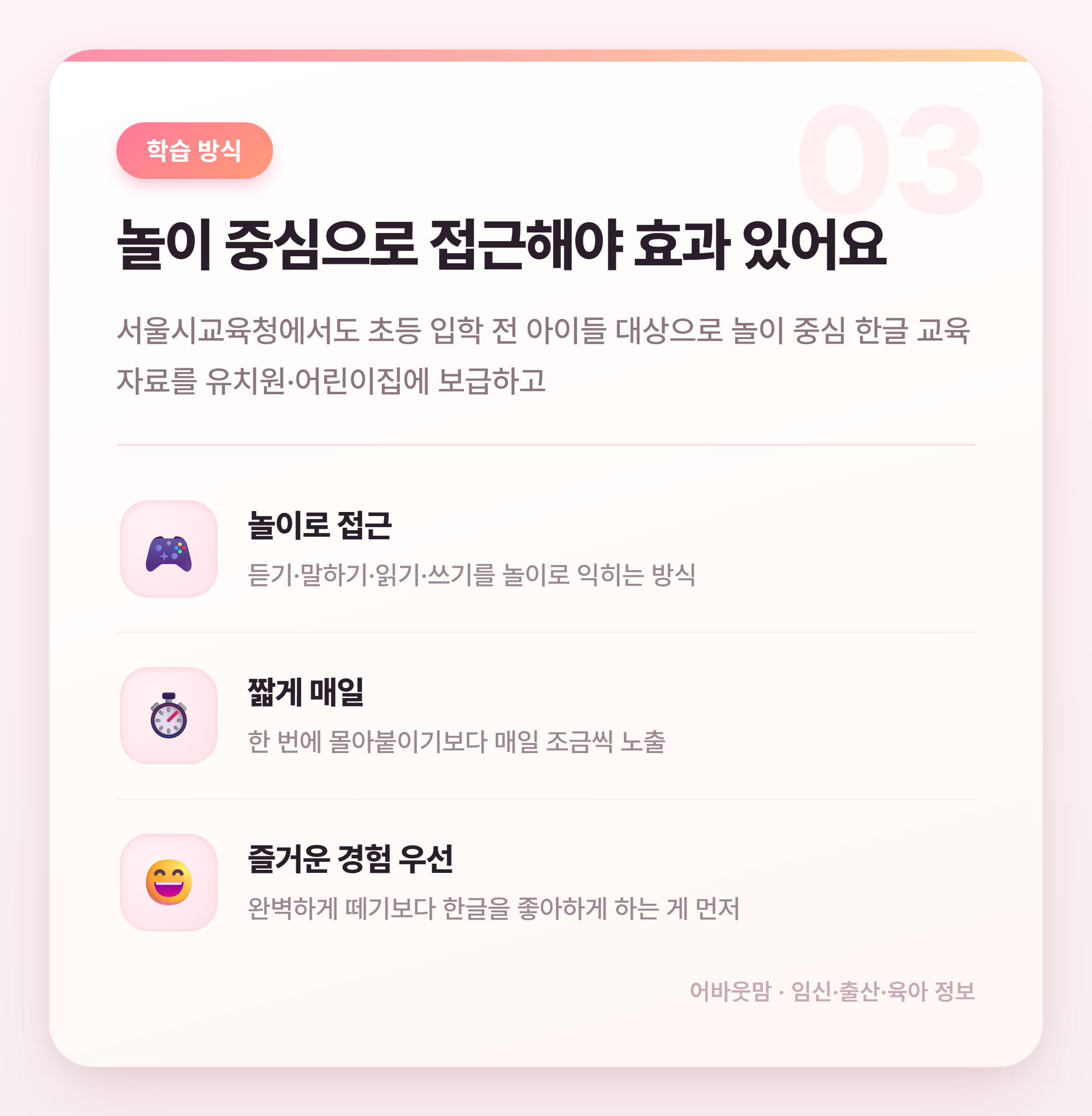한글벽보 언제부터 붙여야 할까? 시기별 정리 설명 카드