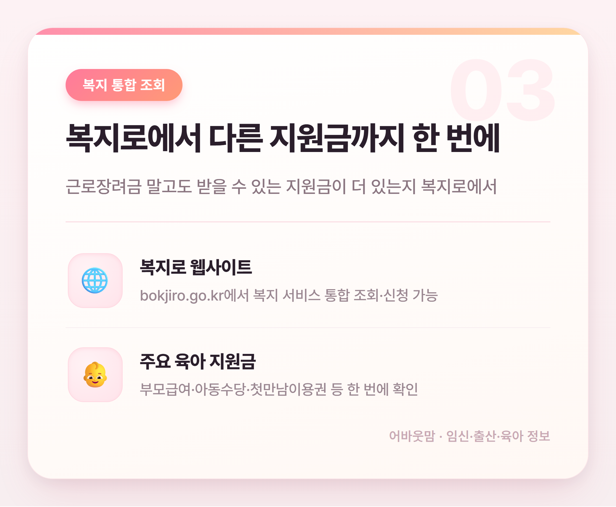 근로장려금 금액 조회 전화·온라인 방법 총정리 설명 카드