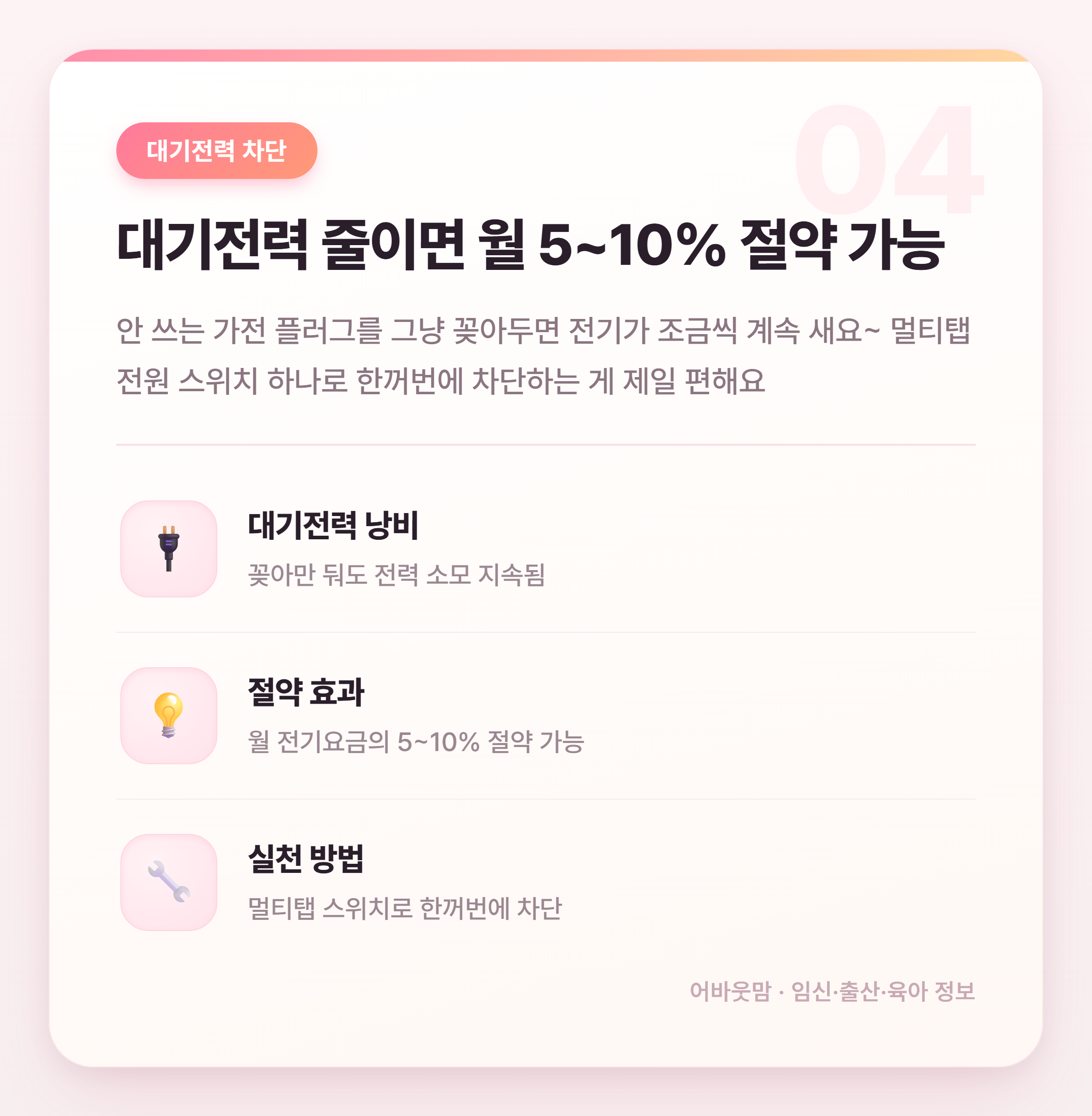 여름 전기요금 누진제 절약법 총정리 설명 카드