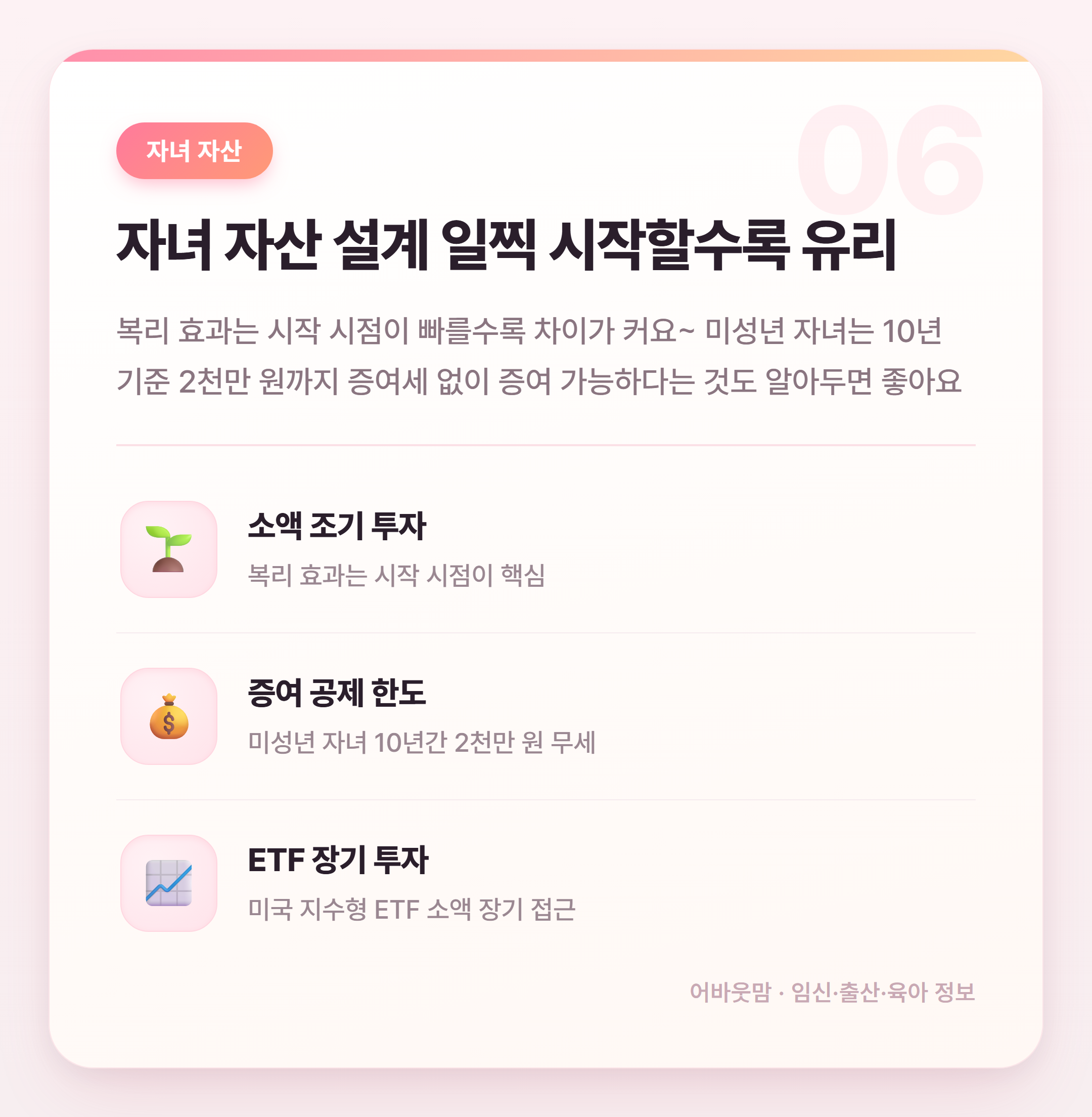 보험료 리모델링 점검 & 생활 절약 습관 정리 설명 카드