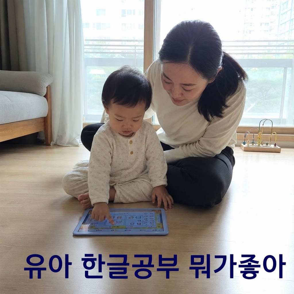 유아 한글공부 패드, 언제부터 어떻게 써야 할까 설명 카드