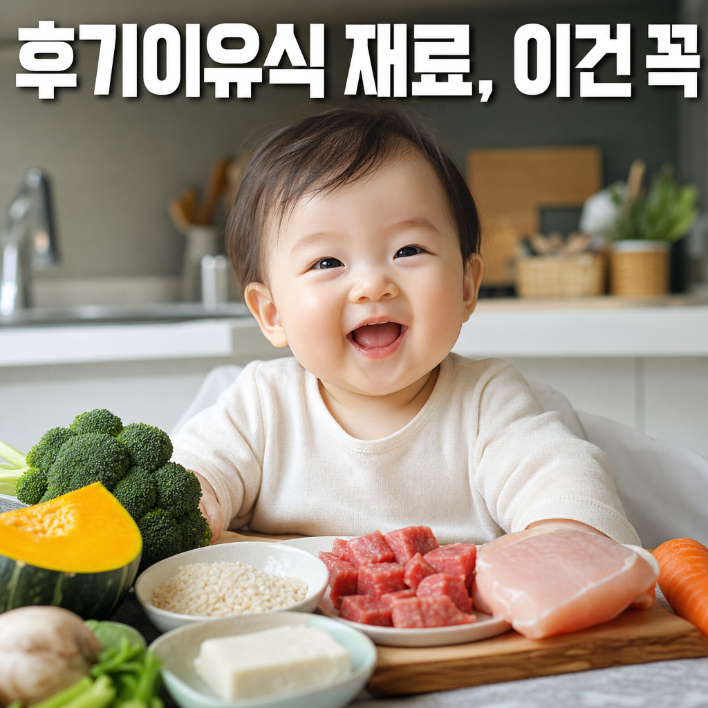 후기이유식 재료 총정리 생후 9~11개월 설명 카드
