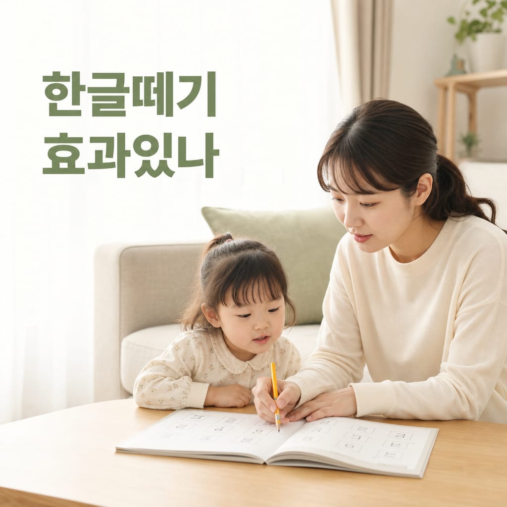 기탄 한글떼기 교재 구성과 2026년 달라진 유아 교육 정보 설명 카드