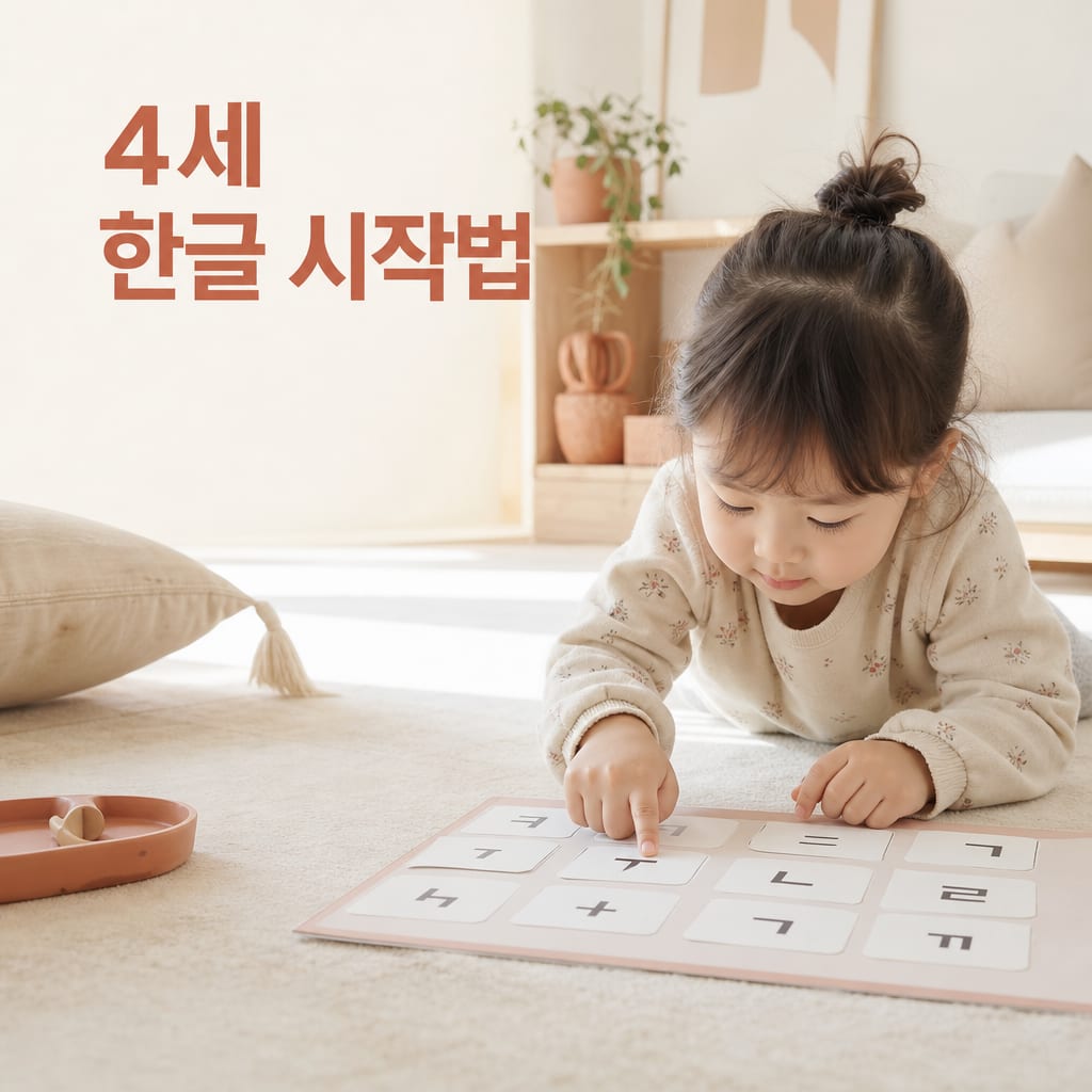 4세 한글공부, 지금 시작해도 될까? 설명 카드
