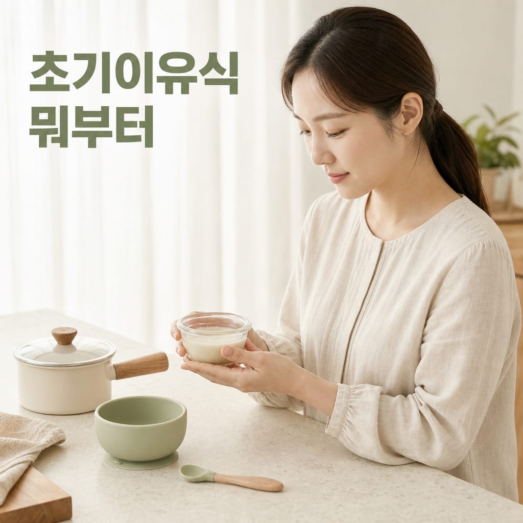 초기이유식 준비물 총정리 2026 설명 카드