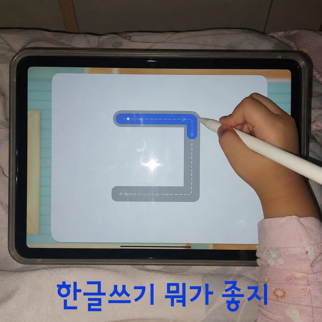 한글 쓰기 연습 앱 어떤 거 쓸까? 고르는 법 정리 설명 카드