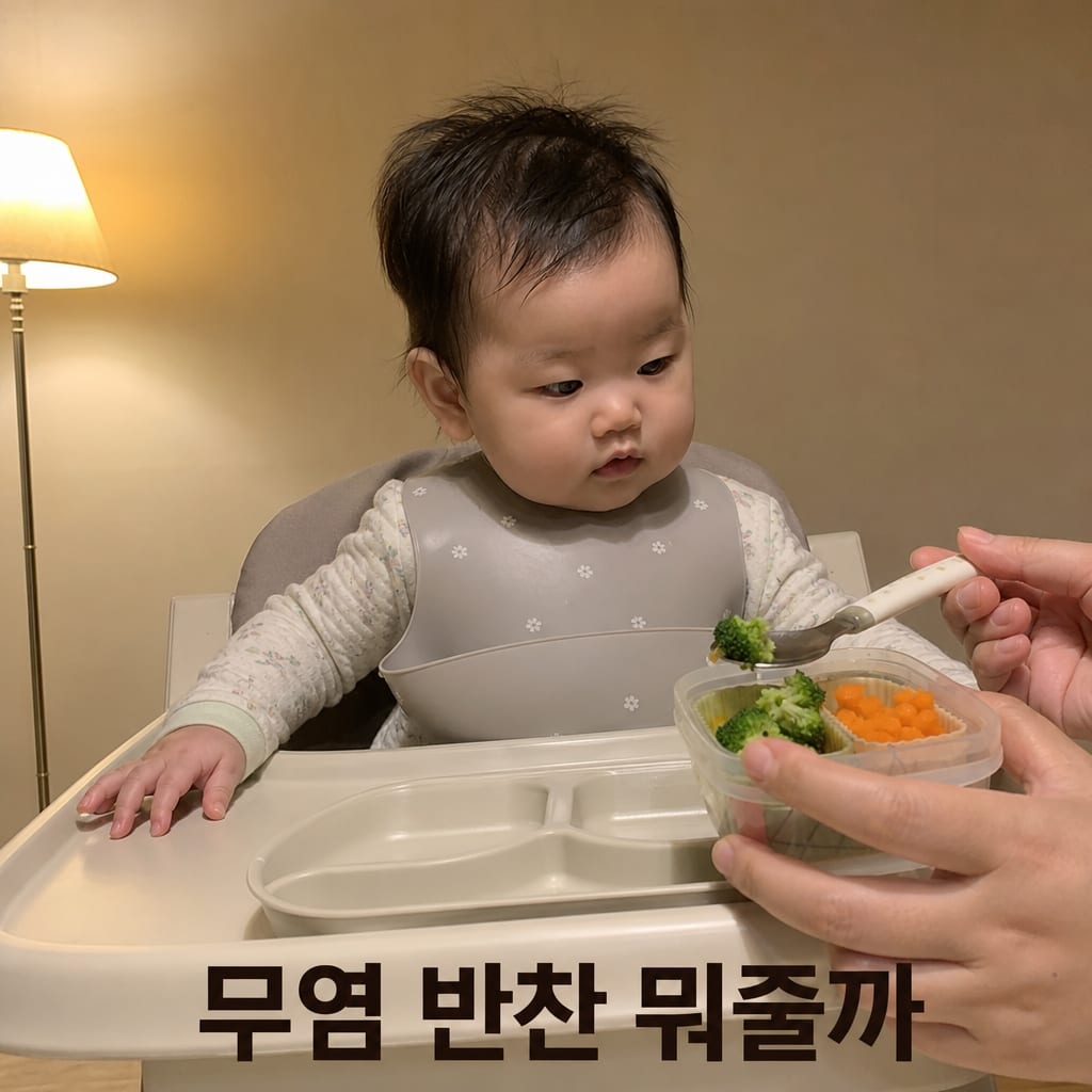 무염 유아식 반찬 시기별 실전 정리 설명 카드
