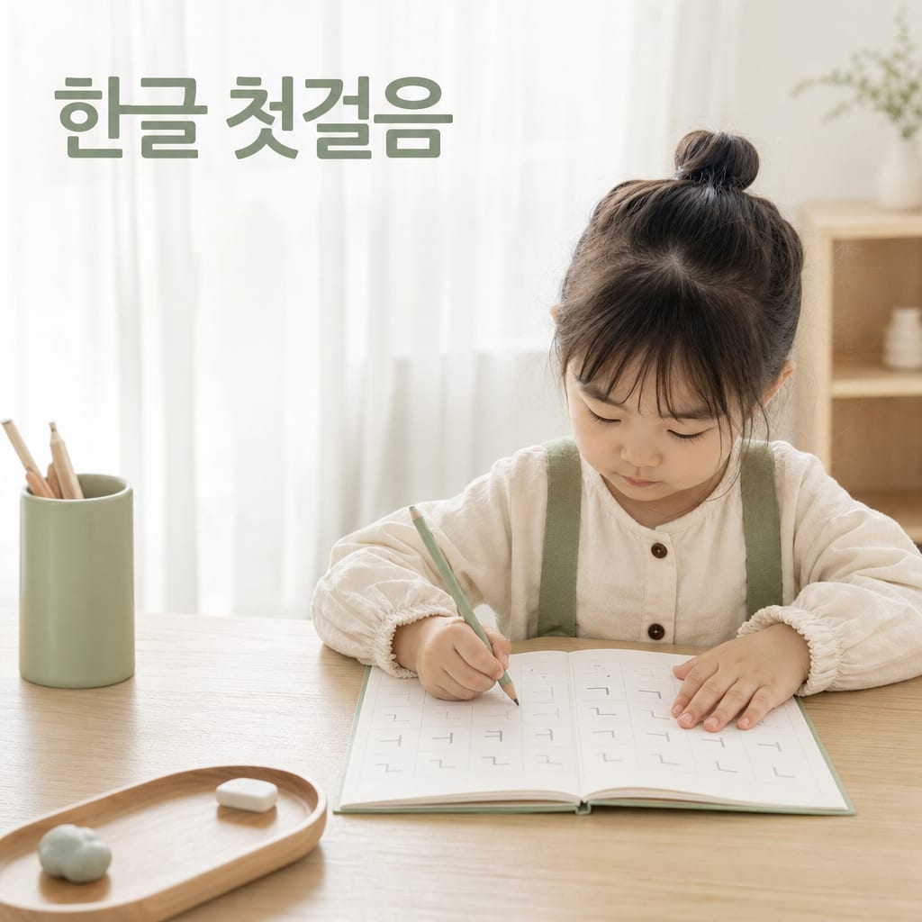 한글 연습 책 고르기 전에 알아야 할 2026년 교육 변화 설명 카드