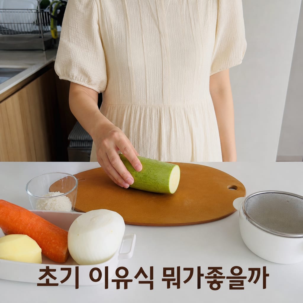 이유식 재료 추천과 시기별 먹이는 법 총정리 설명 카드